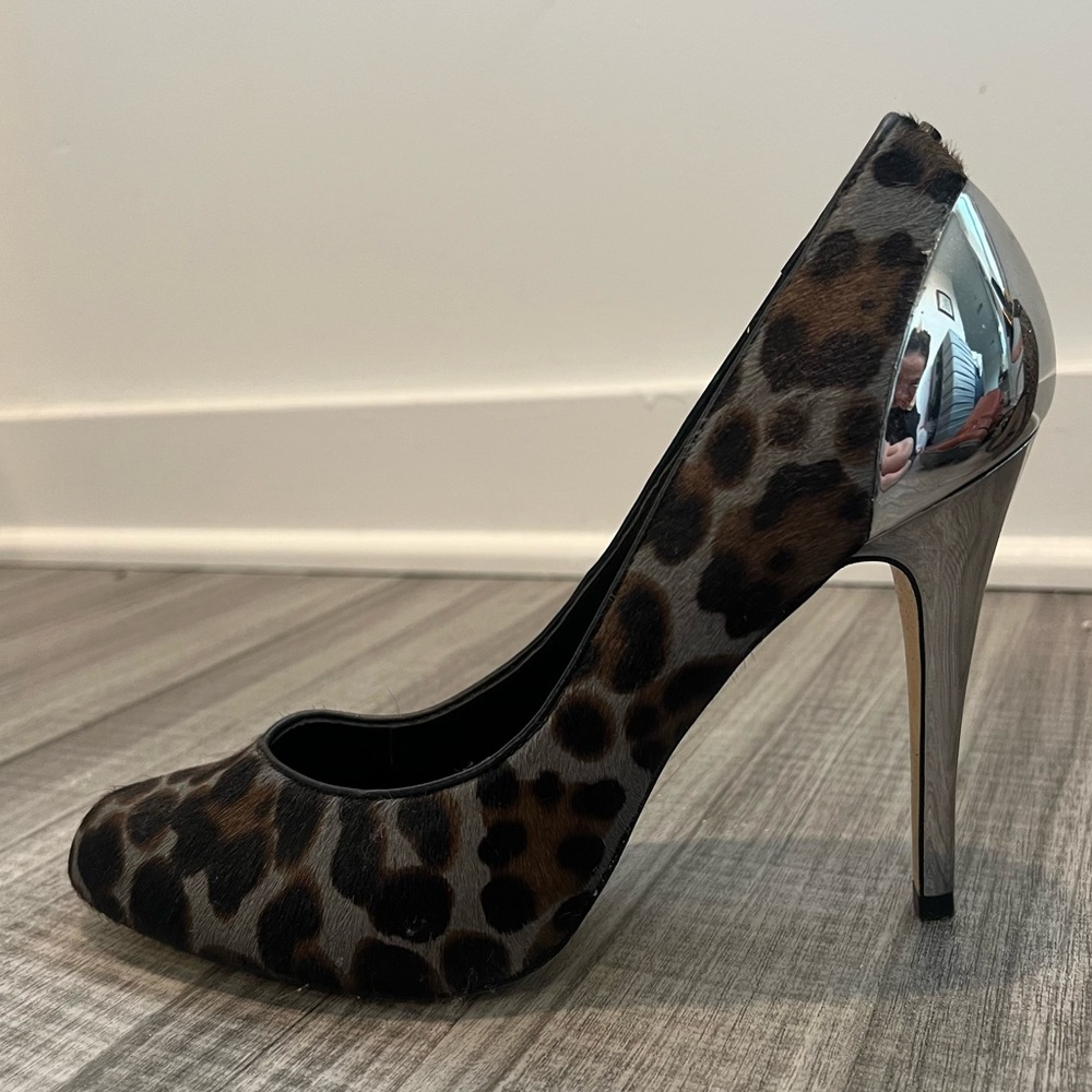 Ted Baker Iberfy Leopard Print and Mirrored Pumps